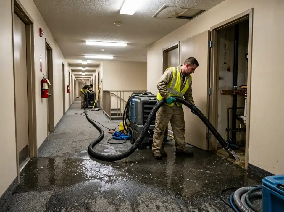multi-unit-apartment-hallway-f-005 — frequently asked questions, Emergency Burst Pipe Water Extraction & Removal in Haughton…
